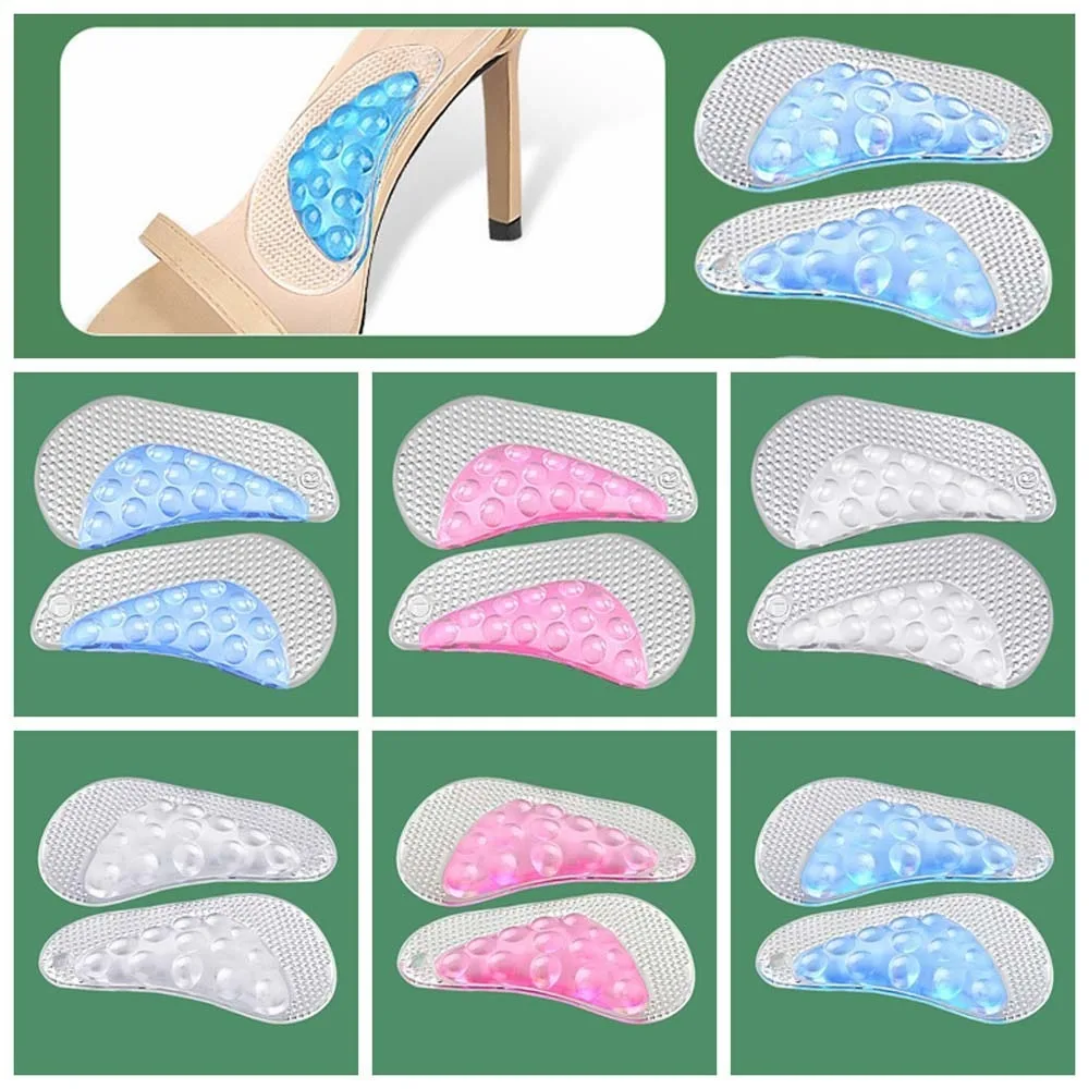 Insert Cushion Foot Arch Pads Gel Orthopedic Pads Foot Shock-absorber Arch Support Insoles Flat Foot Corrector