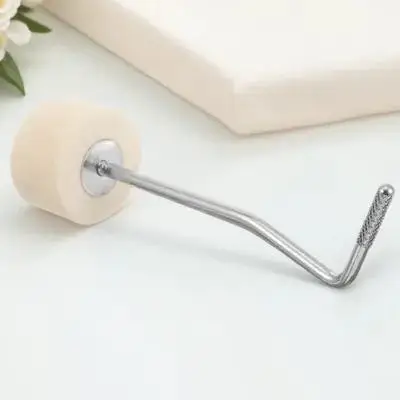 Bass Drum Pedal Beater Curved Shape Felt Head Produces Defined Sound Full Low-End Tone Long-Lasting Drum Foot Pedal Hammer