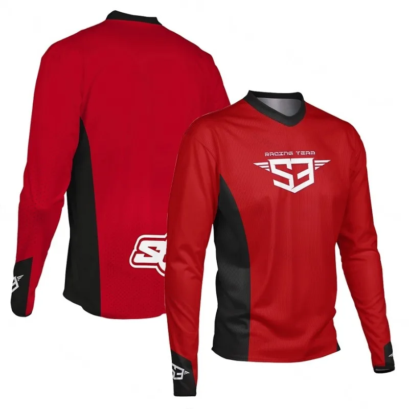 S3 Cycling Motorcycle Printed Quick Drying T-shirt, Racing Clothing, Downhill Off-road Motorcycle MTB Shirt, Outdoor Sportswear image 4