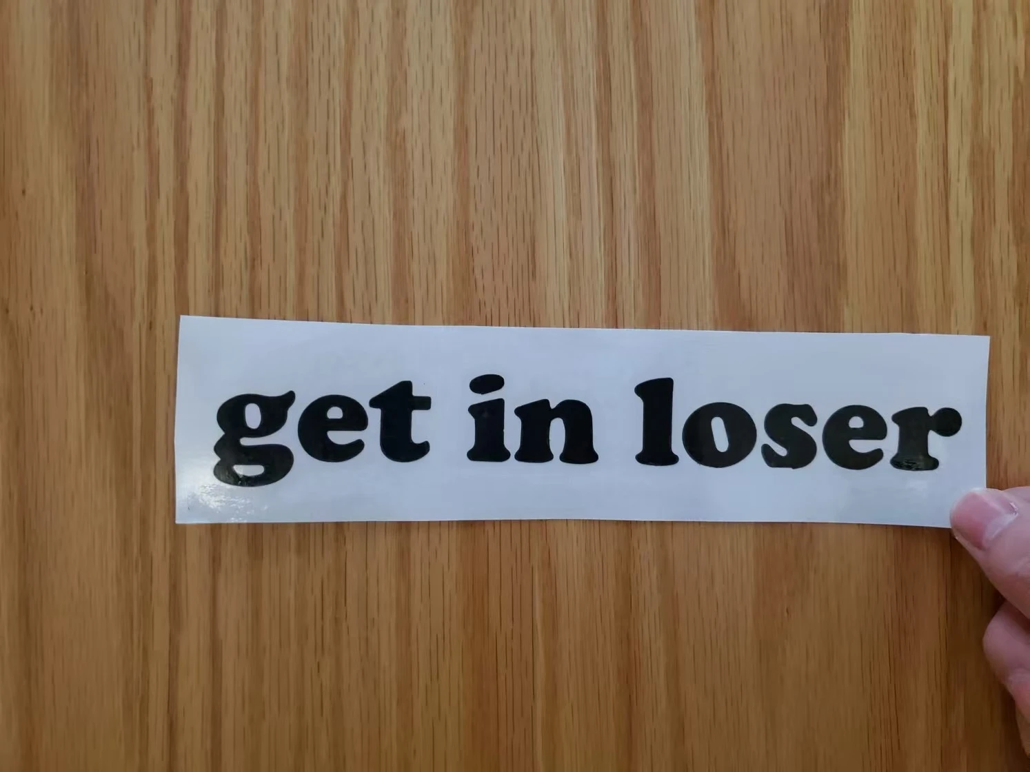 Get In Loser Decal / Bumper Sticker,Car Stickers