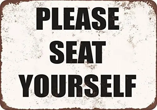 Металлическая вывеска в стиле ретро, 12x8 дюймов