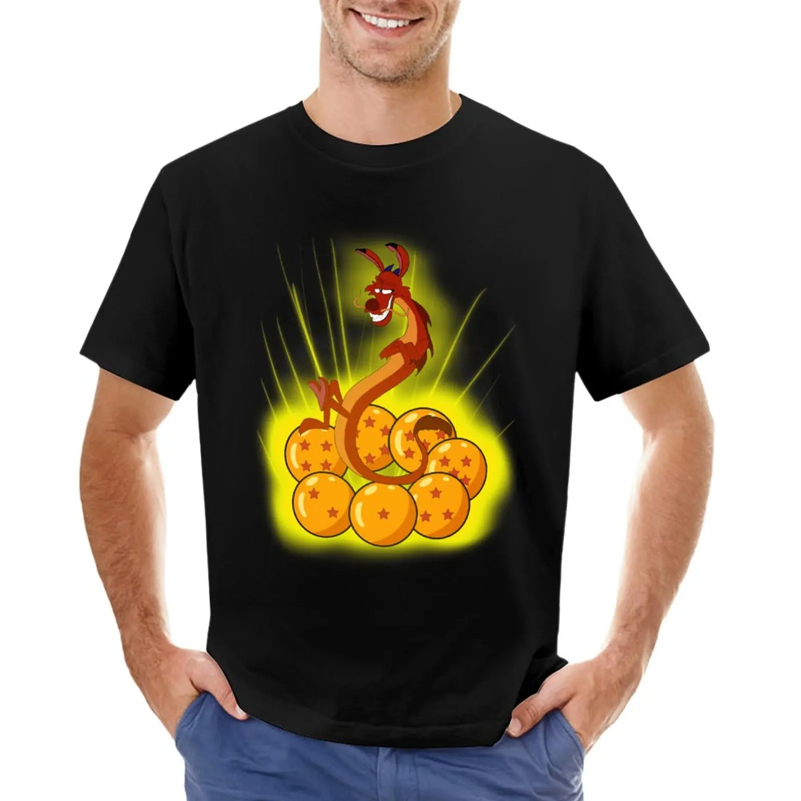 

The Eternal Dragon Mushu T-Shirt for a boy customs design your own mens t shirts casual stylish