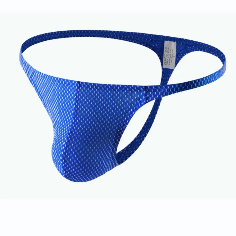 

Men Sexy Underwear Gay Erotic Oepn Butt G-string Male Low Waist U Convex Pouch T Back Thong Thin Elastic Quick Drying Underpants