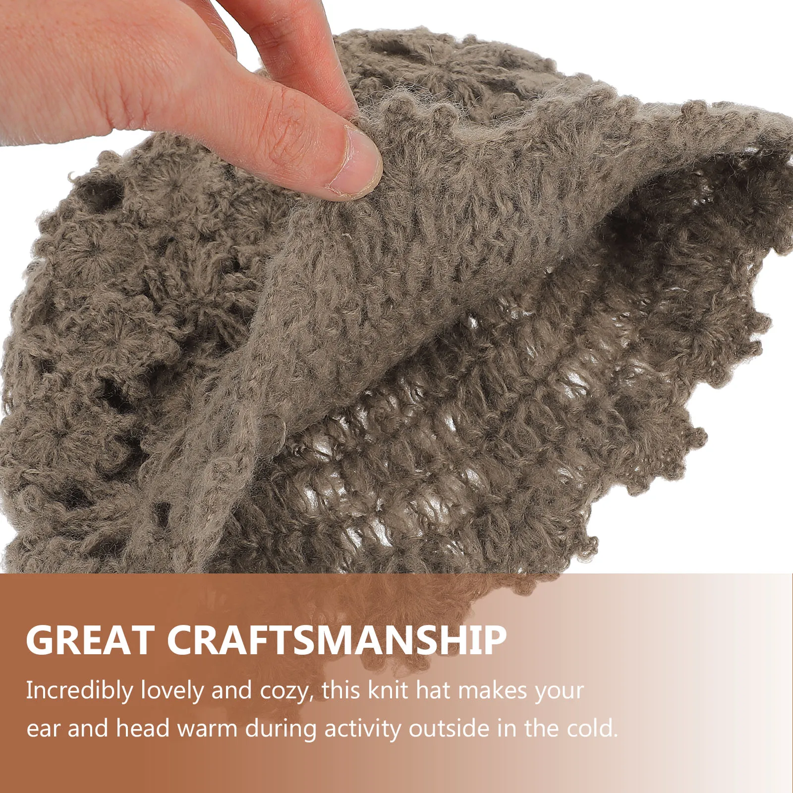 

Warm Outdoor Winter Knitted Lightweight Warm Knitted Hat Skin Friendly Outdoor Winter Hat Christmas Gift