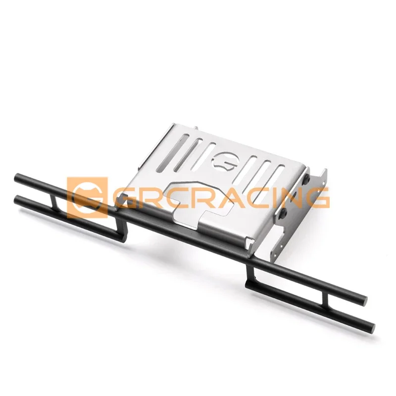 Nuevo Parachoques trasero deportivo de Metal con protector inferior para coche trepador de control remoto TRX6 6X6 G63 TRX4 G500 1/10