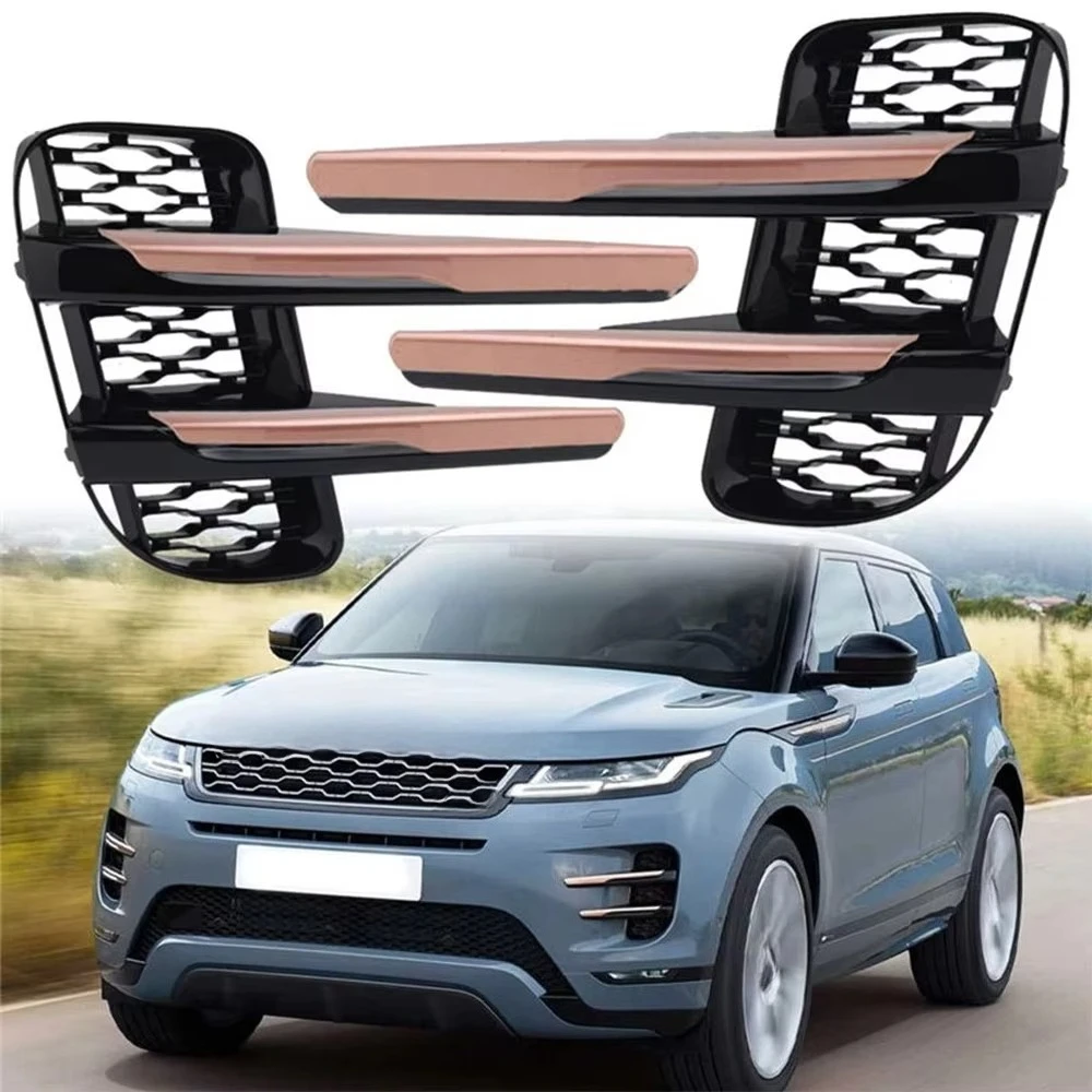 

Car Left Front Fog Lamp Lights Strips Trim Cover Grille For Land Rover Range Rover Evoque 2020 2021