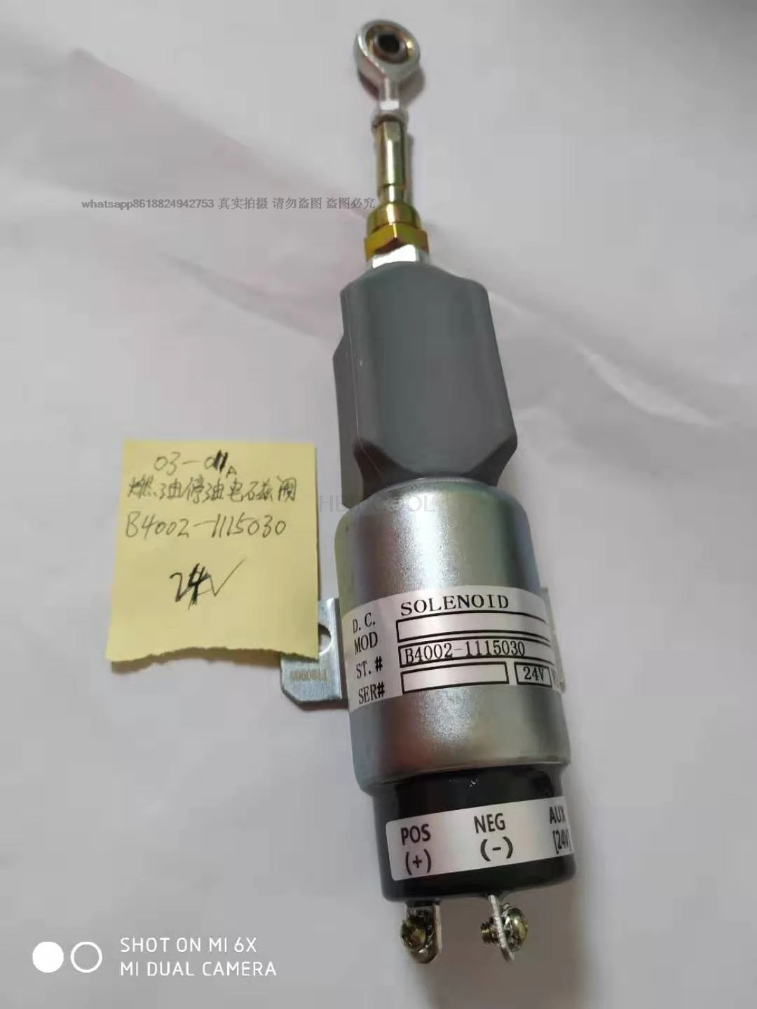 for Hyundai Cummins Construction Machinery Excavator Flameout Solenoid Valve Switch Oil-cutter 3991168 24V Quality Accessories