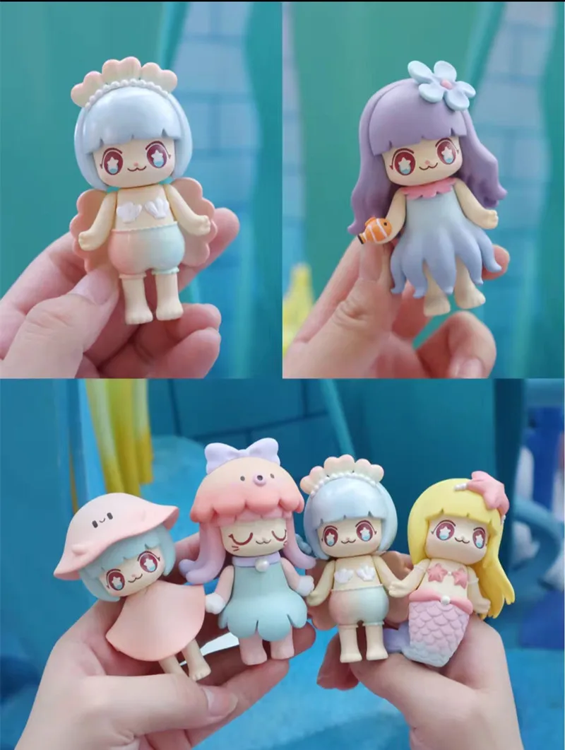

Kimmy & Miki Undersea Adventure Series Blind Box Toys Mermaid Pearl Anemone Collectible Figures Kids Girls Birthday Reward Gift