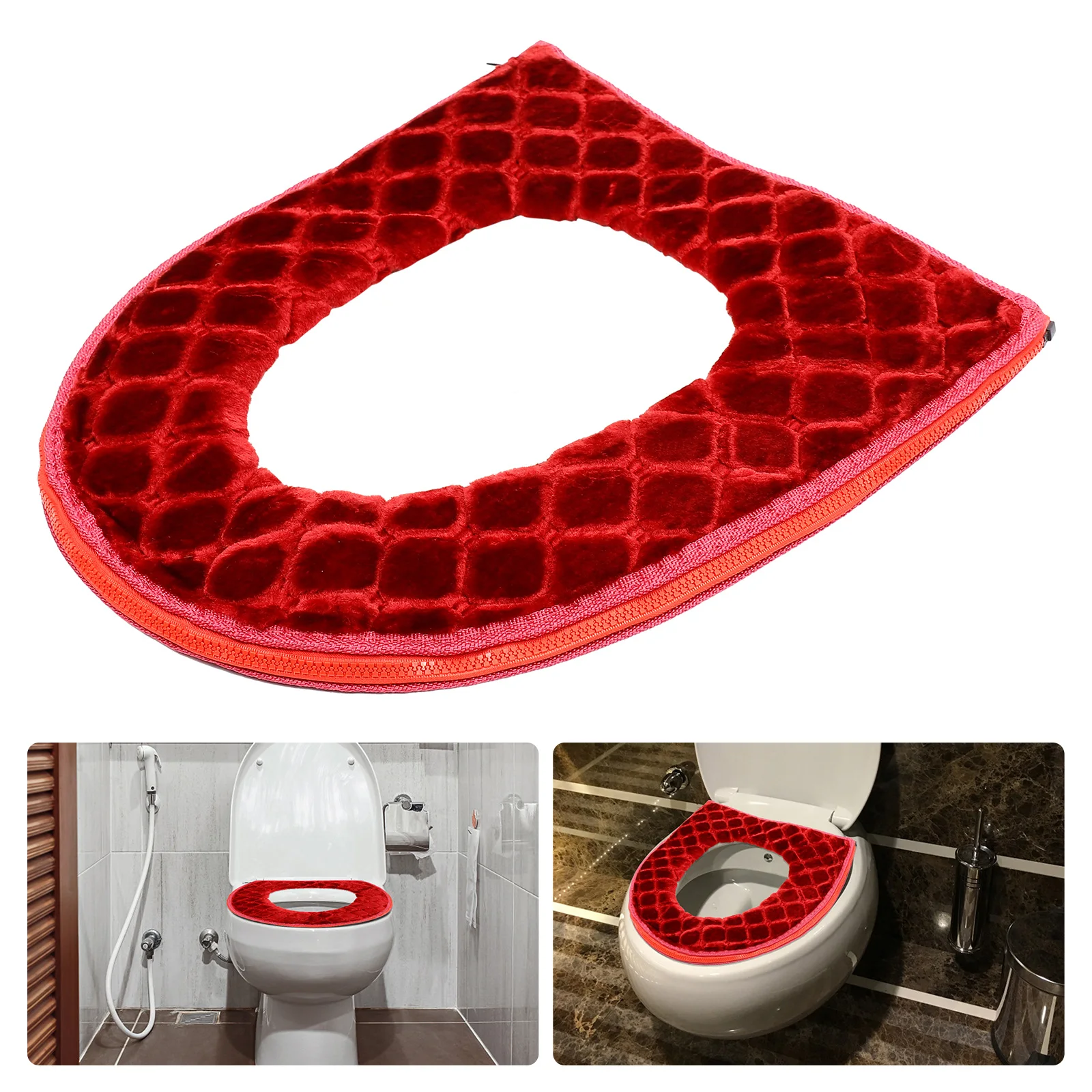 

Thickened Cushion Washable Universal Padded Cover Soft Warm Household Bathroom Mat Seat Cover Accessory Universal Toilet