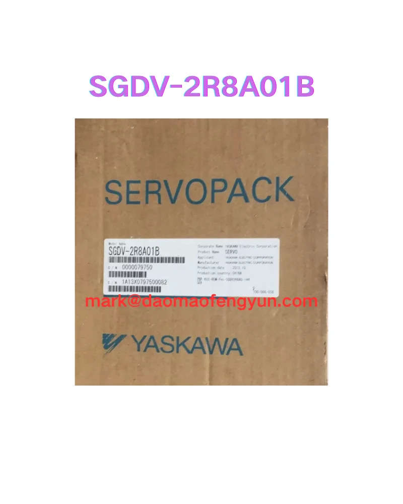 

SGDV-2R8A01B New servo drive, fast delivery, DHL/FEDEX/UPS