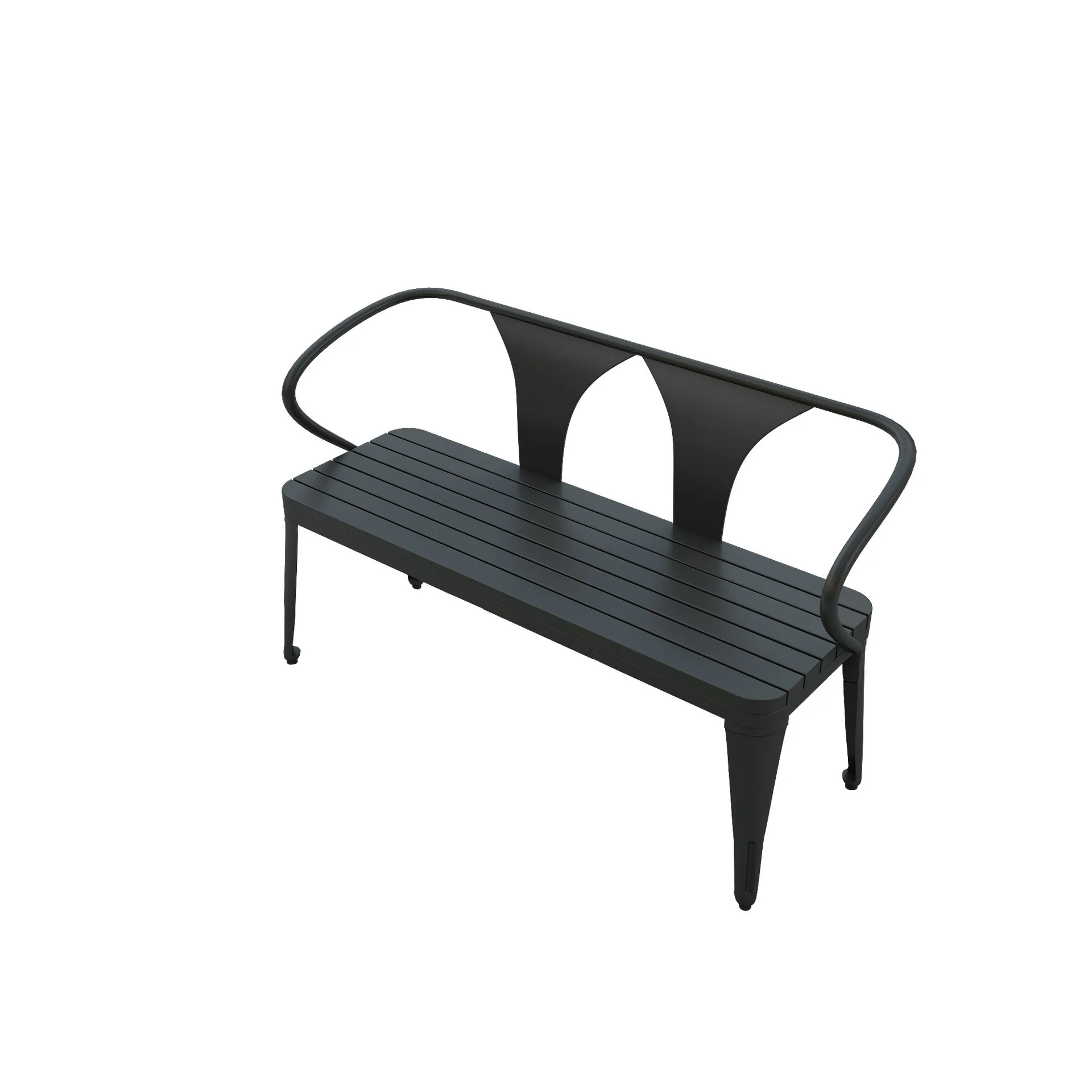 Modern Simple Outdoor Tables And Chairs, Open-air Courtyard Plastic Wood Long Tables And Chairs, Coffee Shop Many People Negotia
