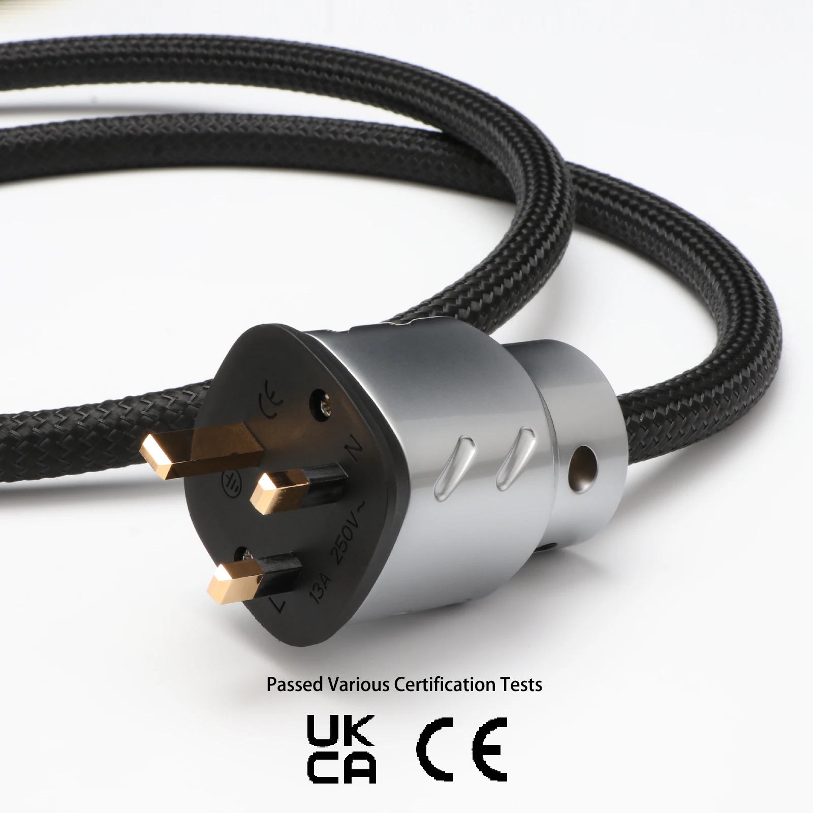 Monosaudio Hi-end UK Power Plug DIY HiFi Acoustic Sound System British Plug Fuse Connector UK Electric 3 Pin AC Power Plug
