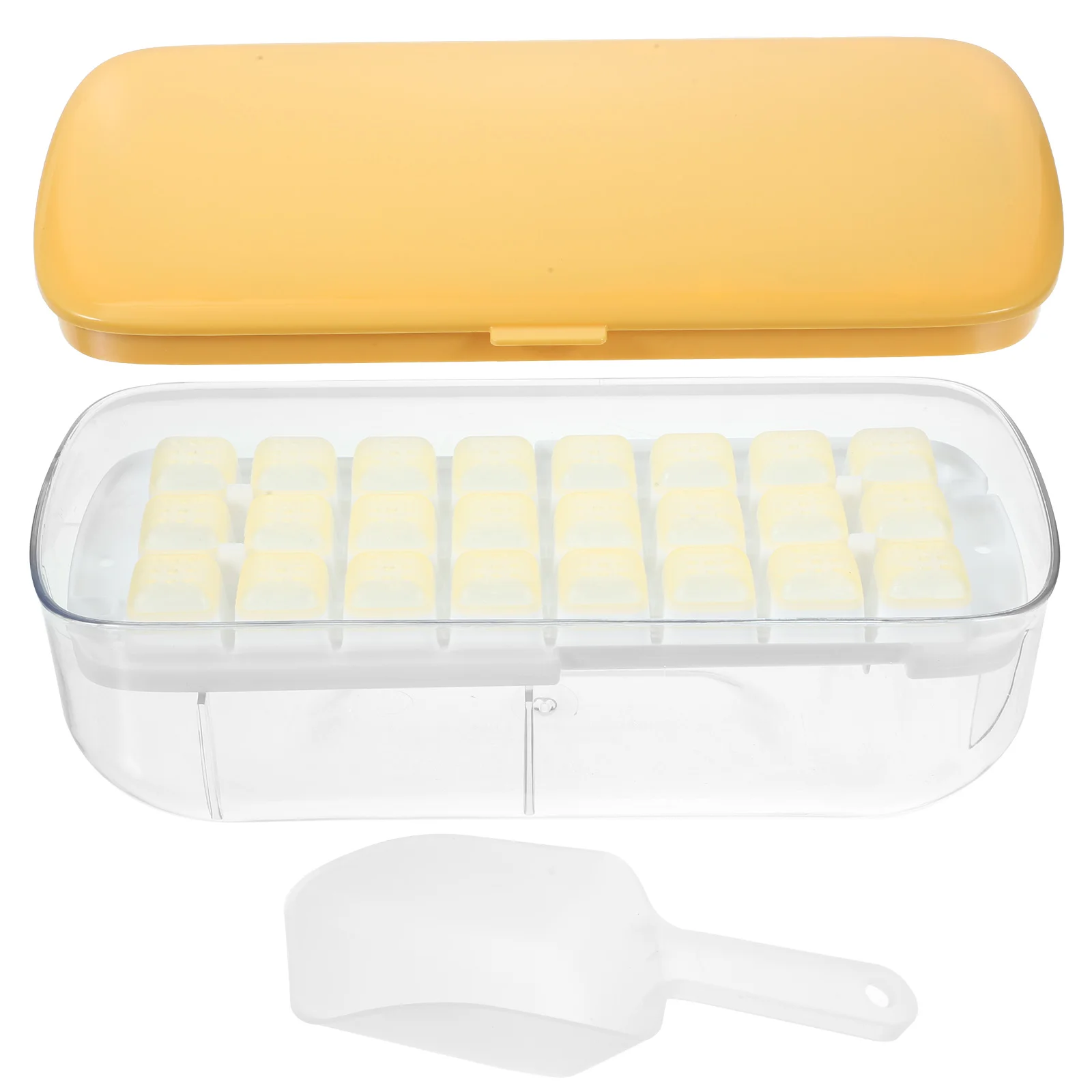 

Ice Making Mold Trays for Freeze Cube Refrigerator Freezer with Lid Plastic Small