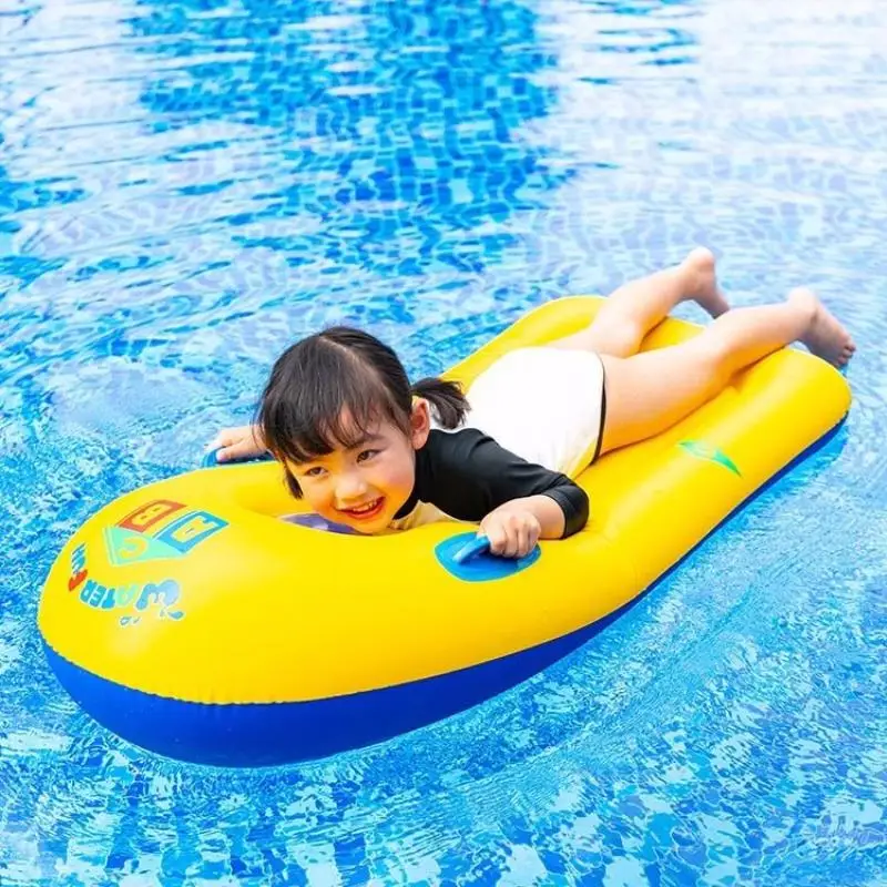 Children's thickened floating raft for swimming with handles, children's swimming circle, floating board, water ski, swimming eq