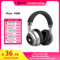 Picun P28X Wireless Headphones Bluetooth 5.3 Noise Reduction Headset Dual Drive Units Bass Over-Ear Headphones Classic Headset