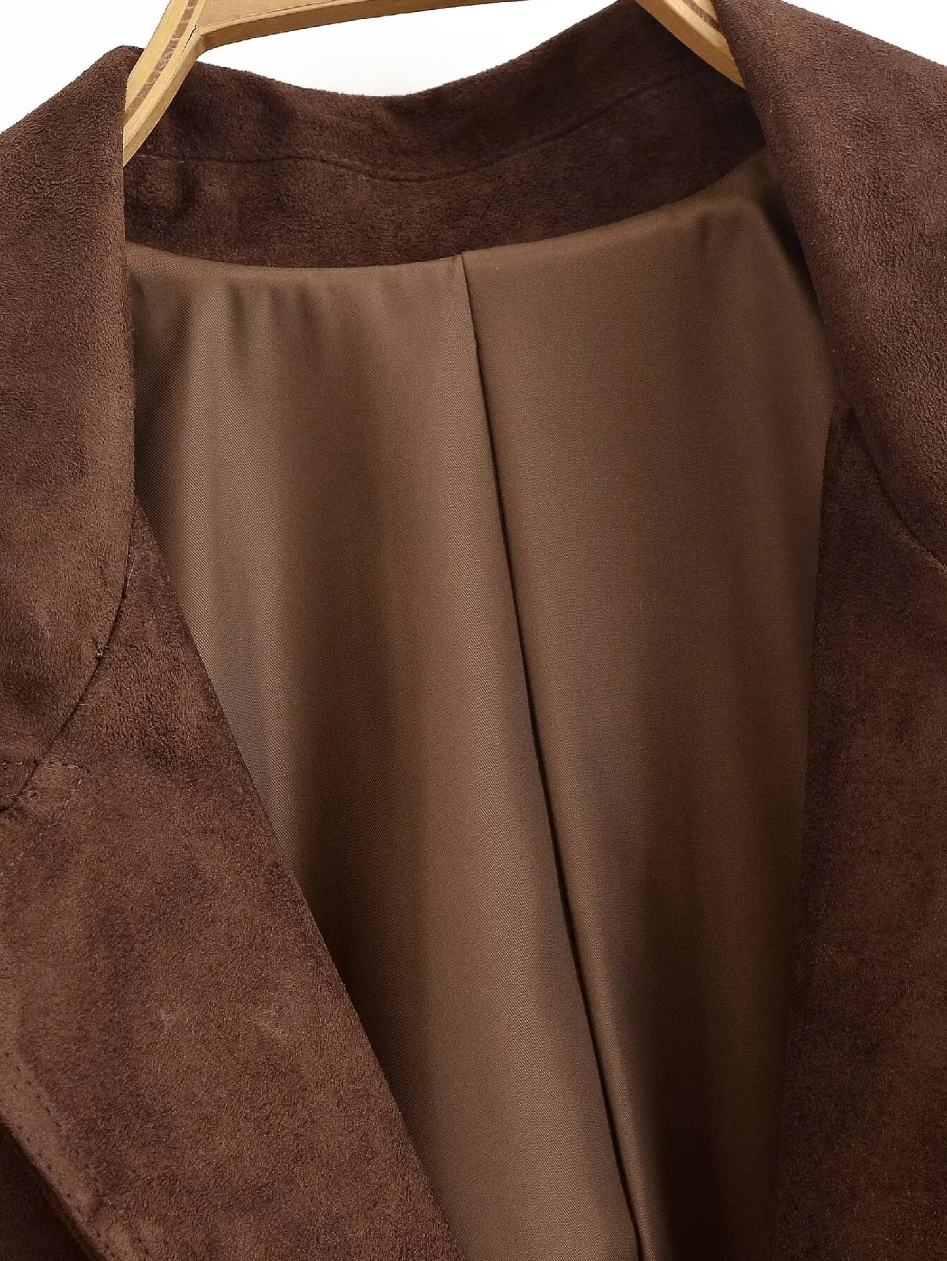 

HH женское элегантное однобортное однотонное пальто с воротником с лацканами и длинными рукавами на молнии, женское декоративное универсальное пальто с карманами