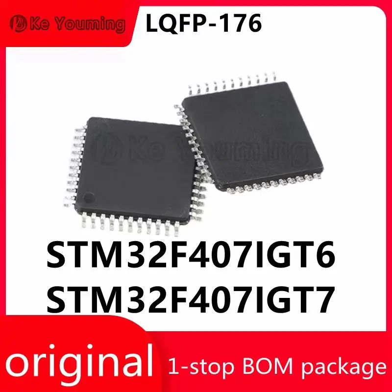 1PCS STM32F407IGT6 and STM32F407IGT7 and LQFP-176 IC, Embedded application, specific Microcontroller Electronics