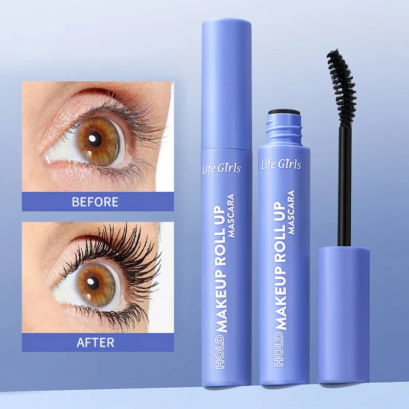 Life Girls Curly Mascara, thick and natural, waterproof and won't smudge makeup, styling base cream, natural and slightly curly