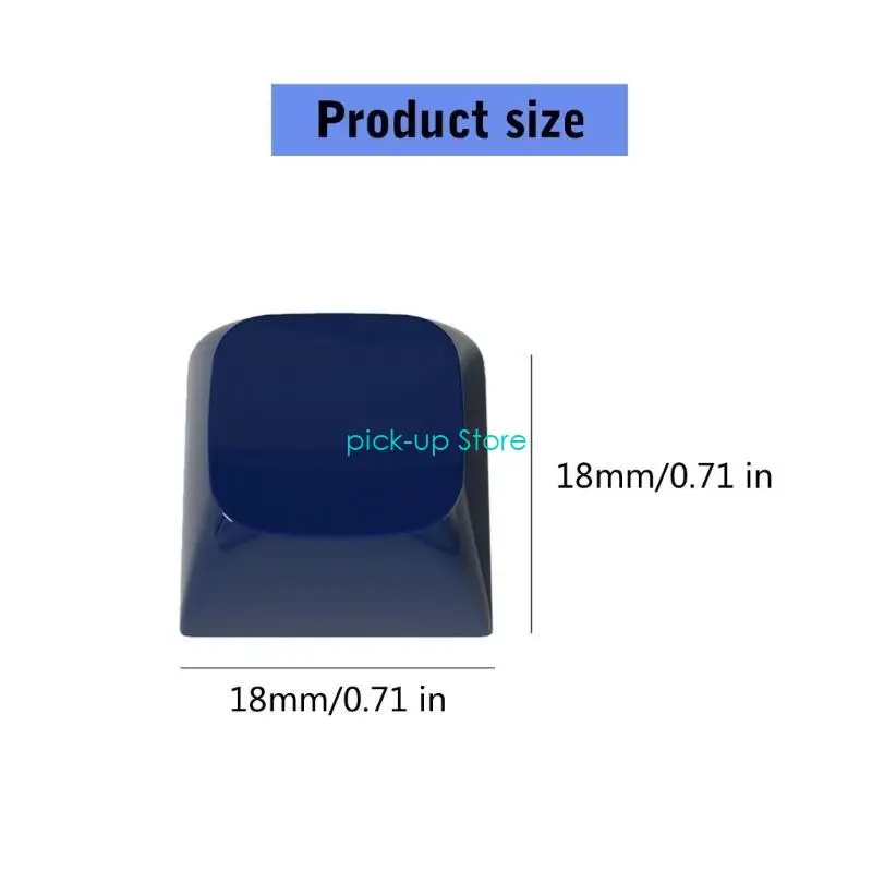 Q5WA 20Pcs Creative Keycap XDA Profile 1U PC Cover for Mechanical Keyboards