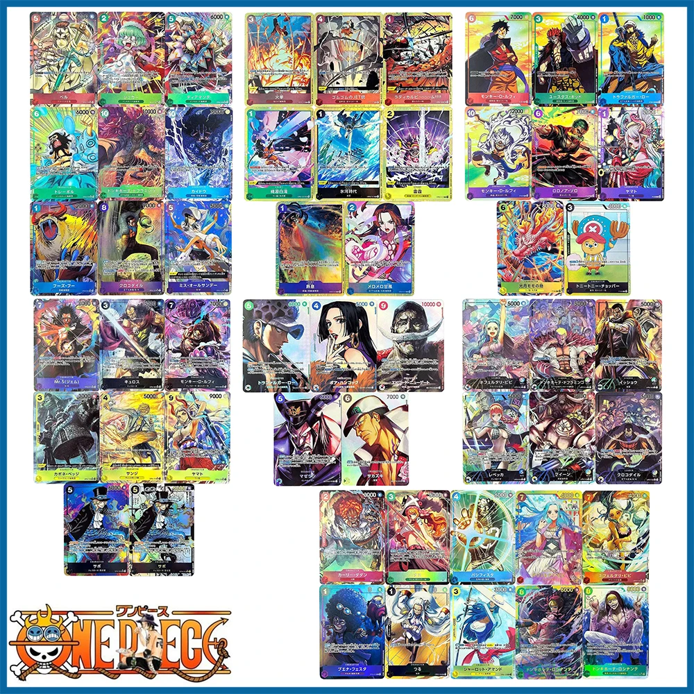 

54PC/Set Anime One Piece DIY ACG Sugar Boa Hancock Robin Nami Boys Game Toys Collectible Cards Christmas Birthday Present