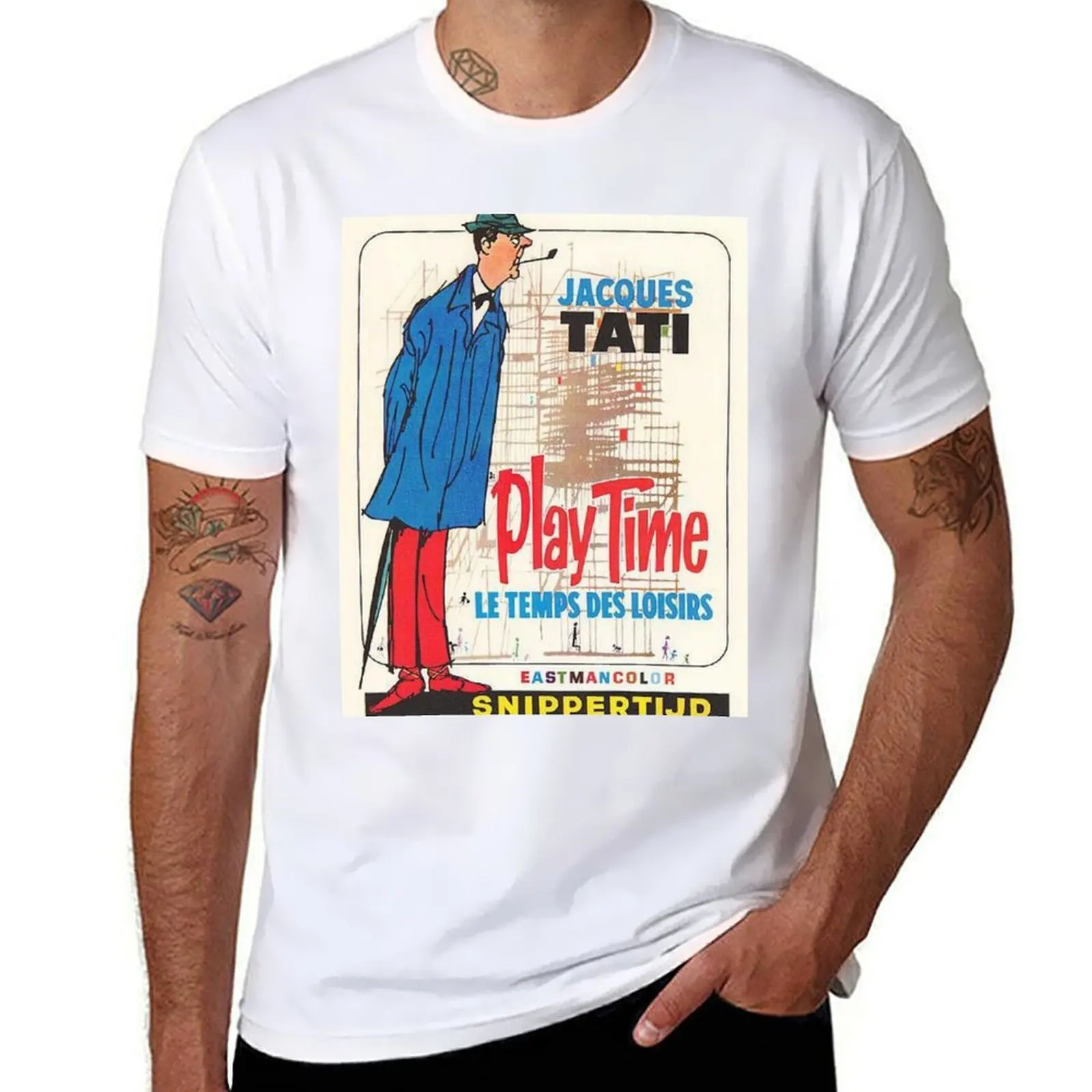 

Play Time by Jacques Tati T-Shirt t shirt man plain t shirts for man graphic tees T-Shirt