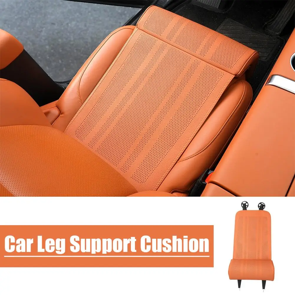 سيارة الساق دعم وسادة العالمي تنفس الجلود دعم حامي حماية الجبهة مسند الظهر وسادة مقعد J2J2 #1