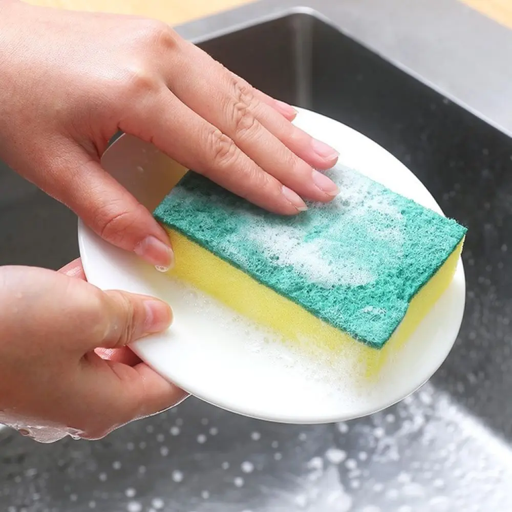 Manual Press Soap Dispenser Kitchen Liquid Detergent Pump Organizer Scrubber Sponge Holder Cleaning Accessory
