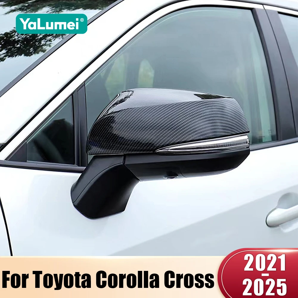 Für Toyota Corolla Cross XG10 2021 2022 2023 2024 2025 Hybrid ABS Auto-Seitenspiegelkappe Abdeckung Verkleidung Gehäuse