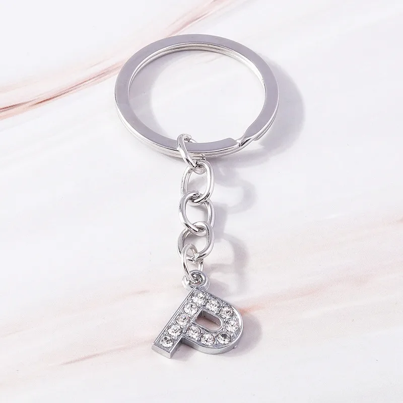 Aihua Minimalistischer Anfangsname, 26 Buchstaben, Anhänger, Schlüsselanhänger, Kristall, A-Z, Alphabet, Schlüsselanhänger für Damen und Herren, Geburtstag, Schmuck, Geschenke – Detail 15