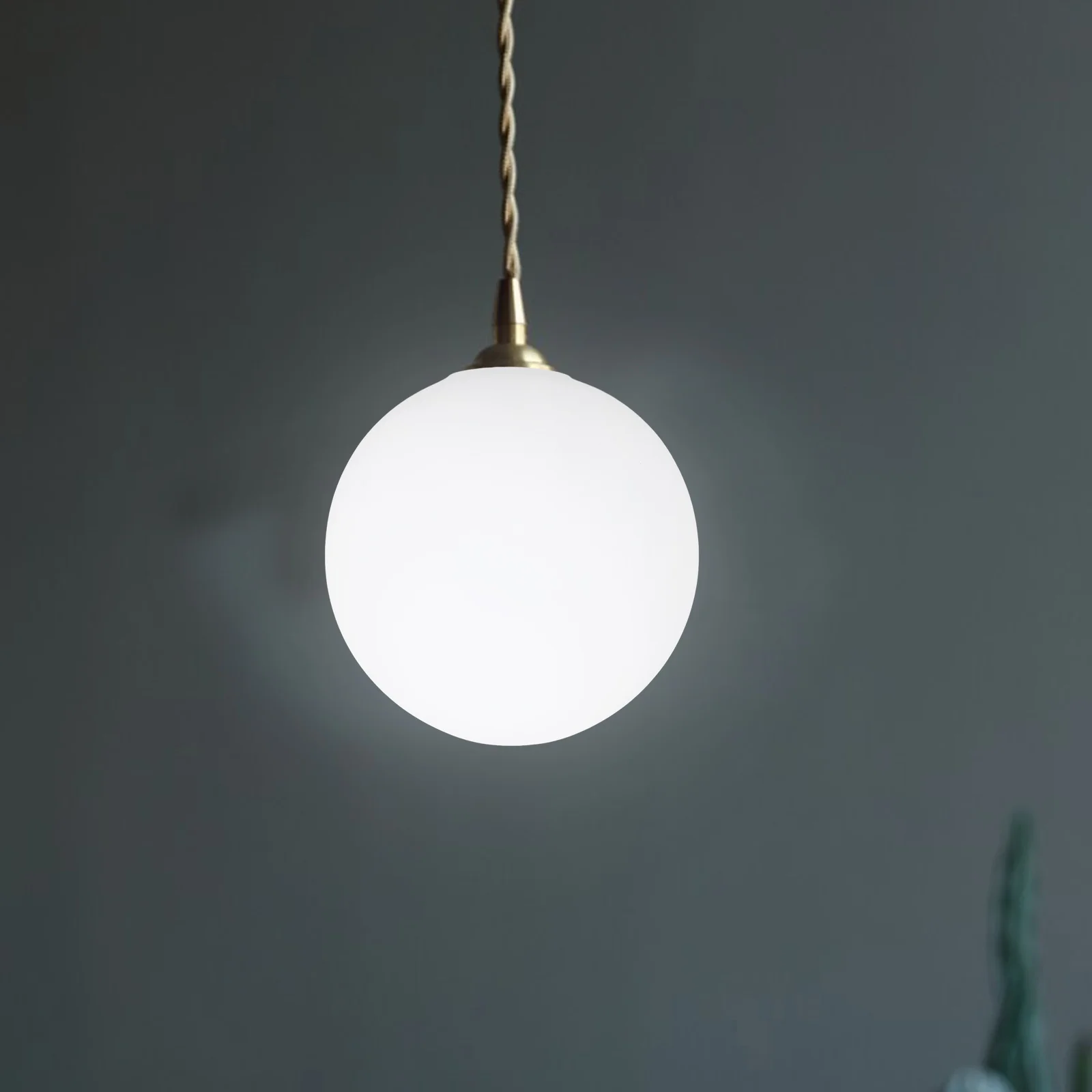 

Small Frosted Glass Lamp Shade 3cm Opening Replacement Lighting Fixture Cover Modern Lamp Shades for Ceiling Wall Floor Lamps