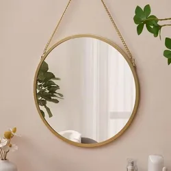 Home bedroom wall-mounted decorative mirror