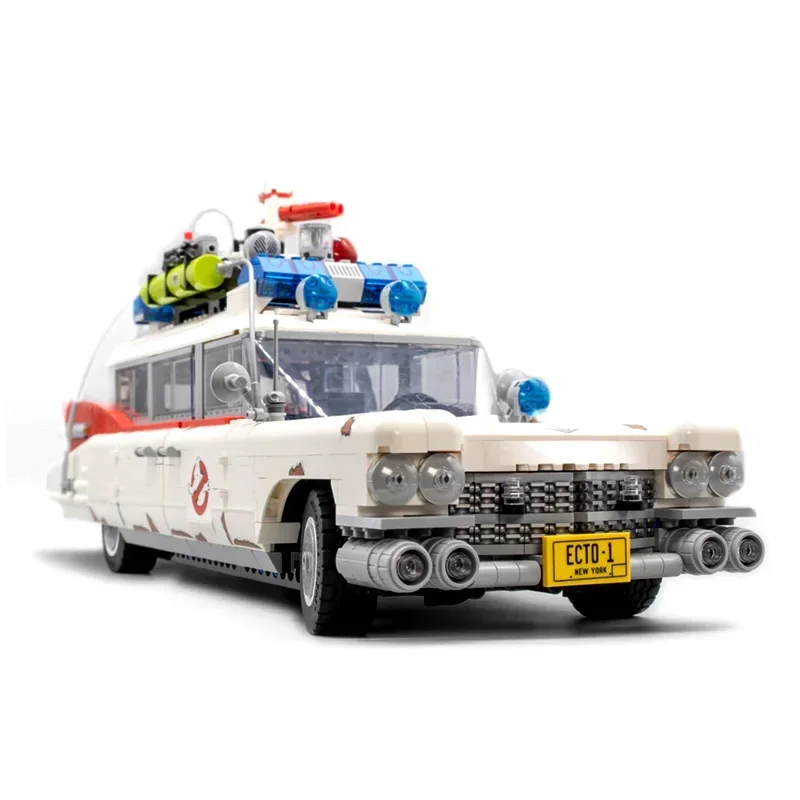 Evil smasher ECTO-1クリエイティブ車両ビルディングブロック、10274ブロックおもちゃ、車モデル、大人用カーキット、2352個と互換性があります