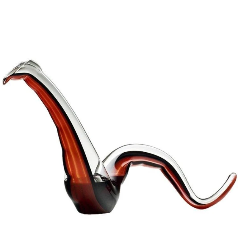 Dragon-shaped handmade, red wine glass decanter, wine dispenser, wine jug ornament