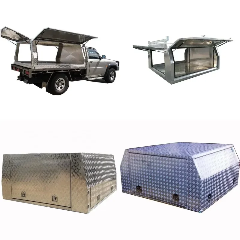 Factory Custom Installation Is Simple and Convenient.1800*1600*600mm the Sturdy Aluminum Pickup Top Cover Toolbox and Canopy