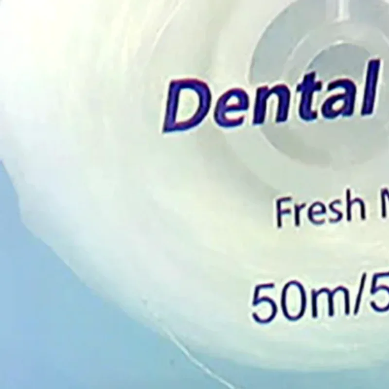 

50m Portable Floss Care Picks Tooth Cleaning Tool with Case Practical Health Hygiene Supplies Oral Care durable