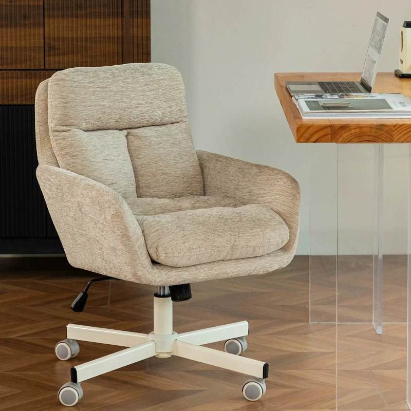 Small apartment computer chair home comfort sedentary office chair bedroom study desk lifting rotating backrest