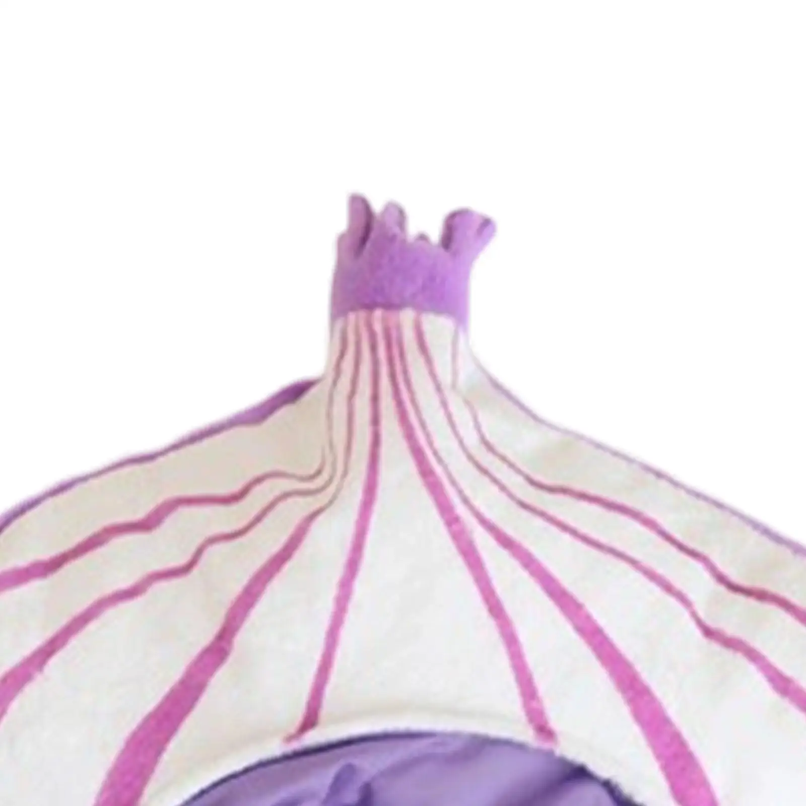Stuffed Onion Cosplay Headgear Hat Funny Headwear for Birthday Gift Themed Party