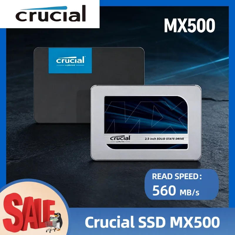 Crucial MX500 500GB 1TB 2TB SATA 2.5 Inch 3D NAND High Speed Internal SSD for Laptop 2026 Pro Max