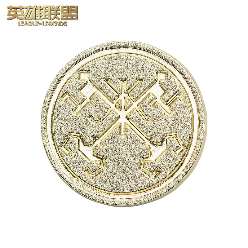 

LOL Battle of The Two Cities PATCH Series Badge Genuine League Jinx Wei Button brooch Cosplay Props gift for Christmas fans