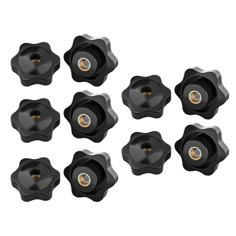

Set of 10 Thread Star Mechanical Black Thumb Versatile Black Thumb Multiple Sizes for Quick & Secure Dropship