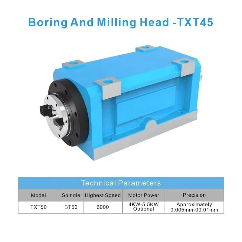 New Boring and Milling Power Head 5.5kw Engine Drilling Partner with 1 Year Warranty