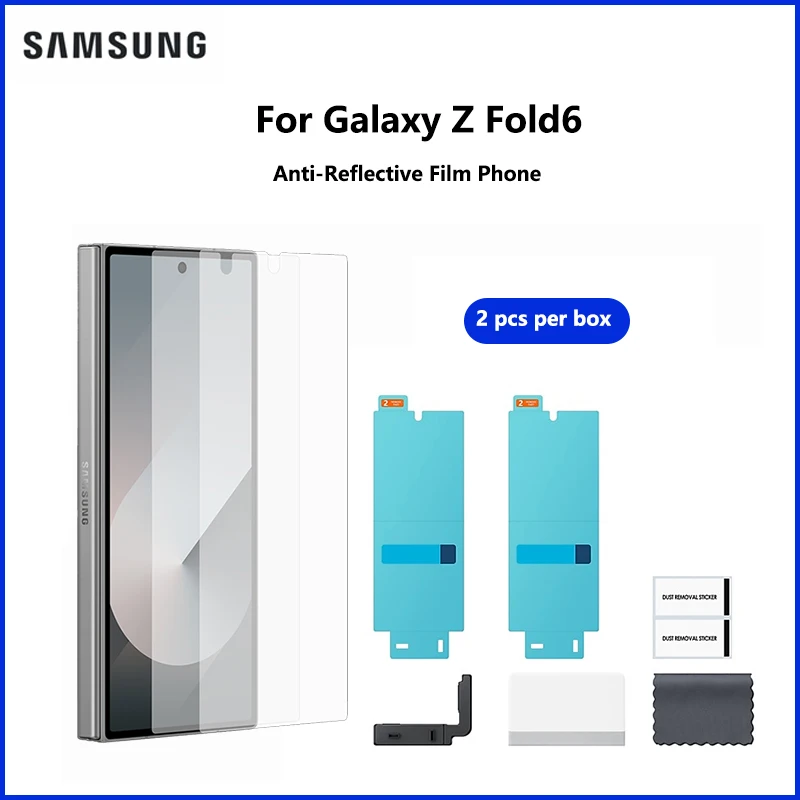 

Original Official Samsung Galaxy Z Fold6 Anti Reflecting Screen Protector zfold6 Front Screen Protector Clear EF-UF956
