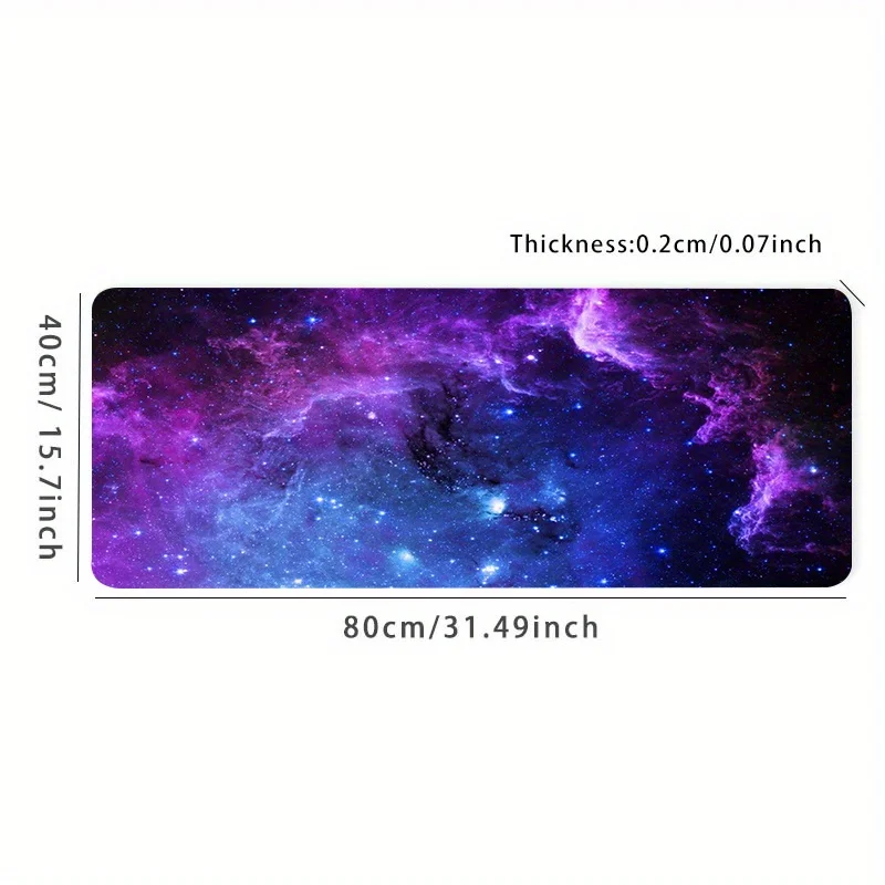 아스트랄 게이밍 마우스 패드 대형 마우스 패드 책상용 마우스 패드 가정용 사무실용 게이밍 블루 갤럭시 사무용품 최저가 상품