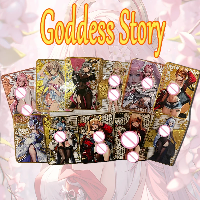 

Goddess Story Ganyu Hu Tao Yae Miko Raiden Shogun ACG DIY homemade metal cards Boy Toy collection Birthday Christmas gifts