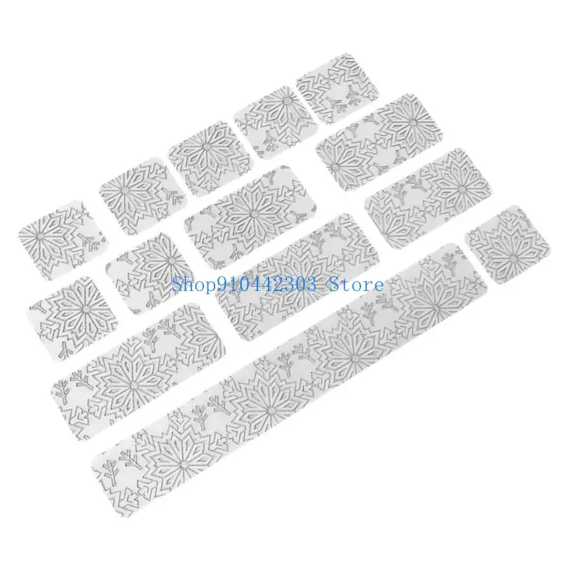 652F Silicone Mouse Side Stickers Sweat Resistant Grip Pad For Better Control In Gaming And Offices Mouse Pad