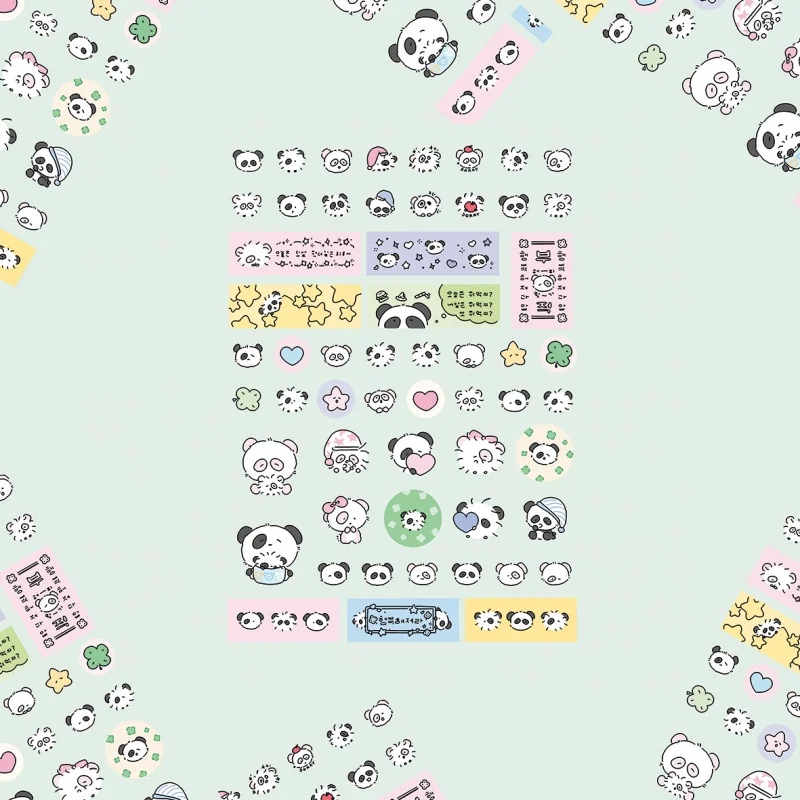韓国ステッカーかわいい小さなパターン装飾ステッカー甘い漫画の女の子ステッカーハンドブック日記プランナースクラップブック DIY ステッカー