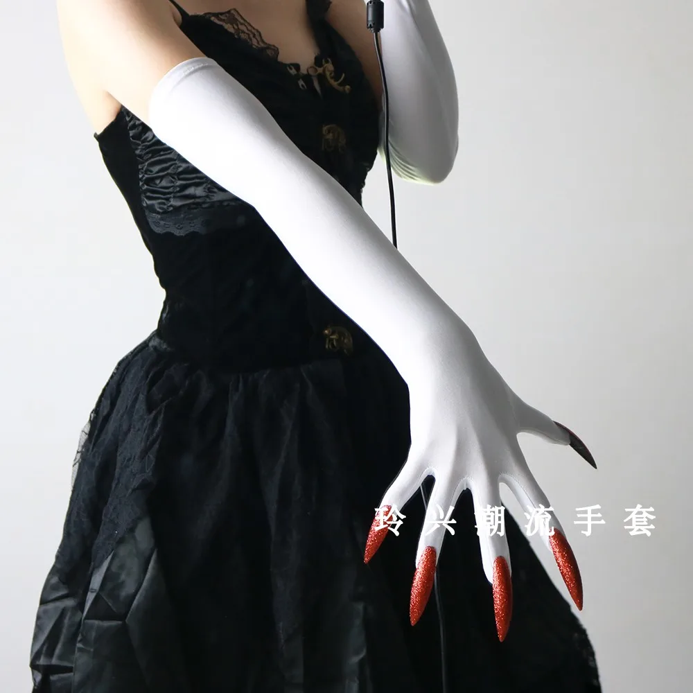 Nagelhandschuhe, lange Geisterkrallen, schwarz-grün, Dämon, Halloween-Party, Cosplay, Kleidung, Accessoires, Requisiten, Hexe, Gothic, elastisch, dehnbar – Detail 27