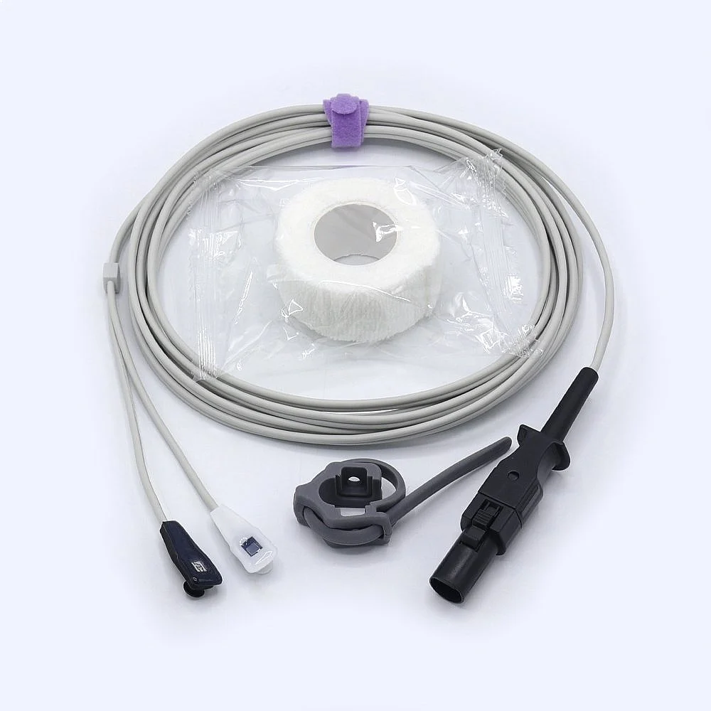 Compatible Reusable SPO2 Sensor Baxters Simeds Multi-Y Probe 3 Meters 7 Pins  S-100