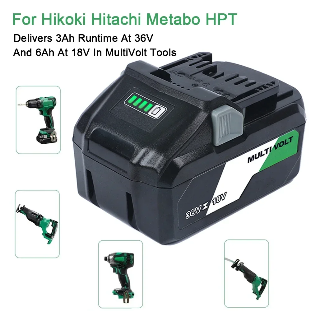 

For Hitachi 18V/36V BSL36A18 MultiVolt Li-Ion Slide Battery & Replacement Rapid Charger UC18YFSL BSL1830 BSL1815 BSL1840 BSL1850