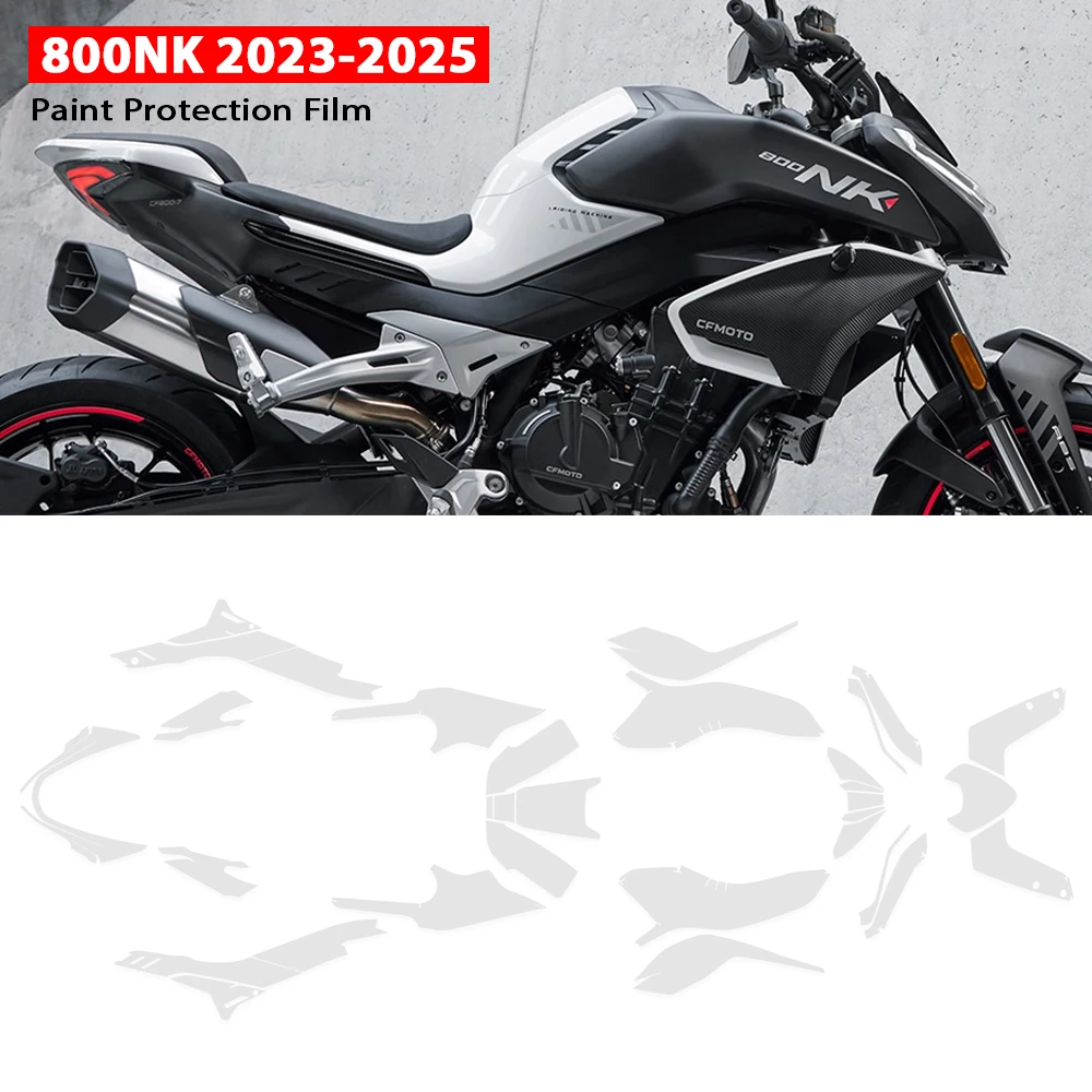 

2023-2025 800NK TPU Complete Paint Protection Film For CFMOTO 800 NK Motorcycle Invisible Cover Fairing Stickers Protective Film